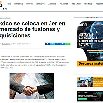 Mxico se coloca en 3er en el mercado de fusiones y adquisiciones